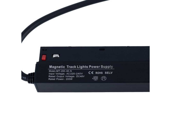 4x 4 x Transformator voor Magnetische Rail – 48V – 200W – Zwart – kavel bij XL Auctions