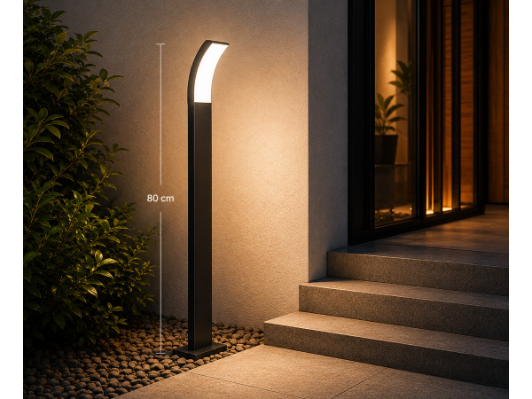 4x 4 x LED Sokkellamp voor Buiten – 12W – 4200K – PRESTIGE-4 – foto 3 – kavel bij XL Auctions
