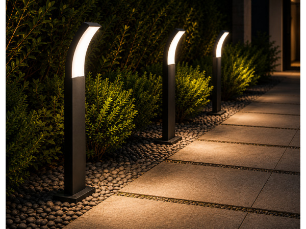 4x 4 x LED Sokkellamp voor Buiten – 12W – 4200K – PRESTIGE-3 – kavel bij XL Auctions