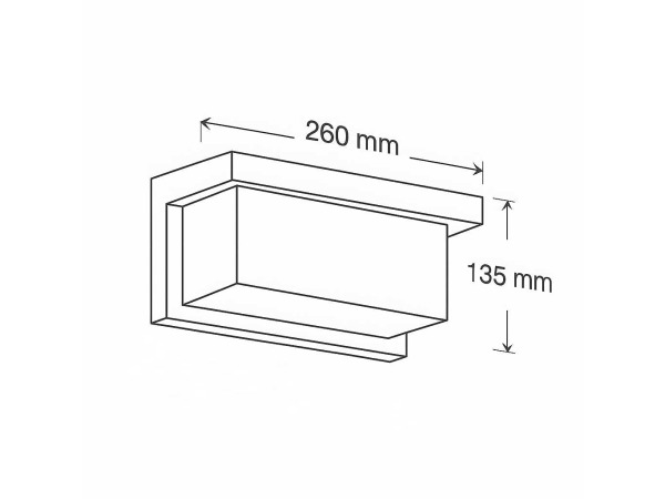 4x 4 x LED Wandlamp – 12W – 3500K – IP54 – Zwart – SAW-02 – foto 2 – kavel bij XL Auctions