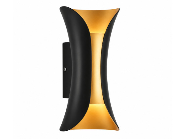 4x 4 x LED Buitenwandlamp – 10W – Zwart/Goud – MARVEL-10 – kavel bij XL Auctions