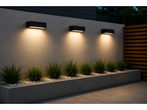 6x 6 x LED Buitenwandlamp – 9W – 4200K – Zwart – IP65 – ANDIZ – kavel bij XL Auctions