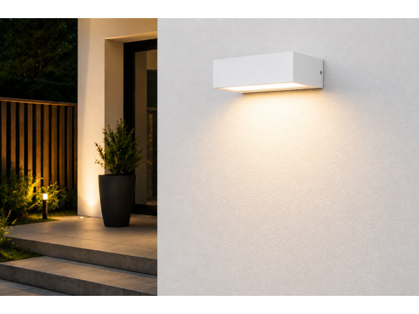 6x 6 x LED Buitenwandlamp – 9W – 4200K – Wit – IP65 – ANDIZ – foto 3 – kavel bij XL Auctions