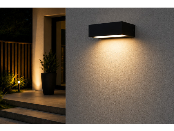 6x 6 x LED Buitenwandlamp – 9W – 4200K – Zwart – IP65 – ANDIZ – foto 3 – kavel bij XL Auctions