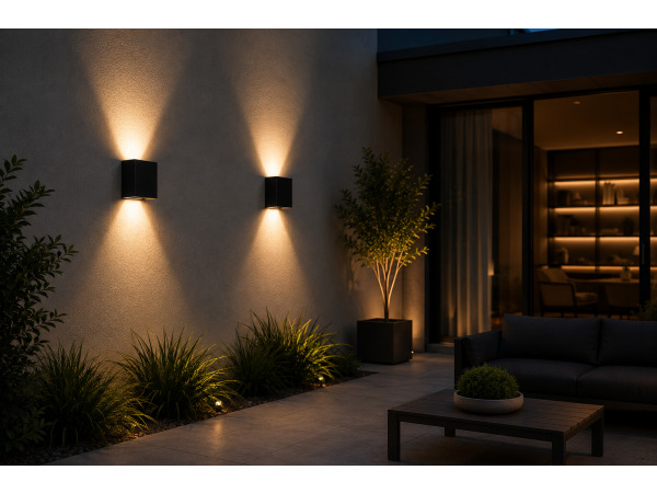 6x 6 x LED Buitenwandlamp – 4W – 4200K – Zwart – IP65 – SEKOYA – kavel bij XL Auctions