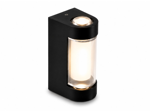 8x 8 x LED Buitenwandlamp – 6W – 4200K – Zwart – VECTOR-6 – foto 2 – kavel bij XL Auctions