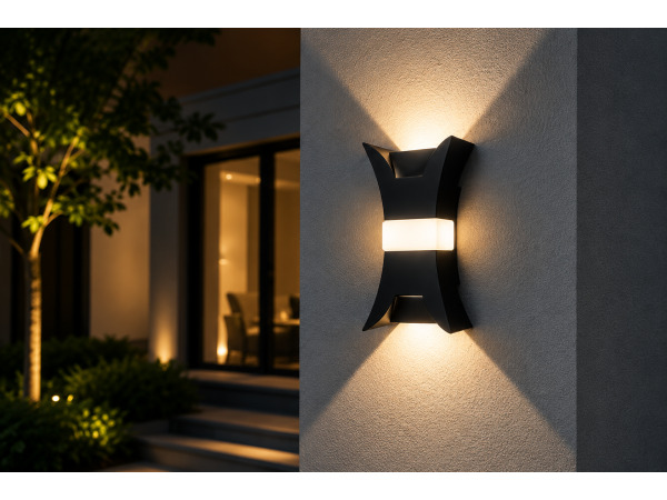 4x 4 x LED Buitenwandlamp – 17W – 4200K – Zwart – IP54 – VIPER – foto 3 – kavel bij XL Auctions