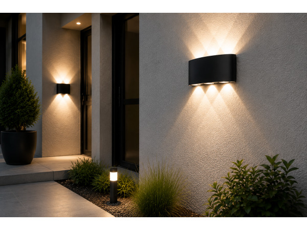 6x 6 x LED Buitenwandlamp – 6W – 4200K – Zwart – PROTON-6 – kavel bij XL Auctions