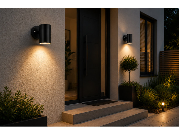 4x 4 x Buitenwandlamp GU10 – Zwart – IP44 – MANOLYA-1 – kavel bij XL Auctions