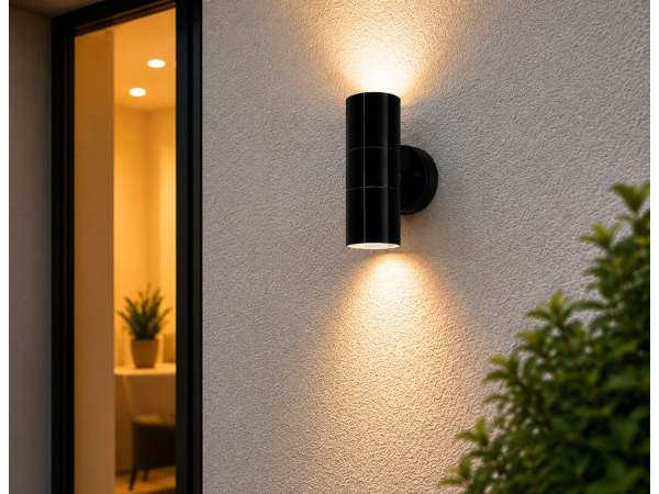 4x 4 x Buitenwandlamp Up & Down – Zwart – MANOLYA-2 – foto 3 – kavel bij XL Auctions