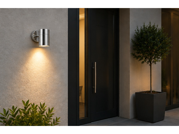 4x 4 x Buitenwandlamp GU10 – Mat Chroom – IP44 – MANOLYA-1 – foto 4 – kavel bij XL Auctions