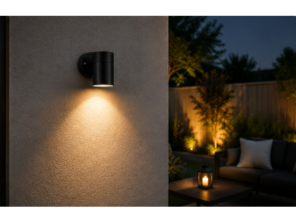 4x 4 x Buitenwandlamp GU10 – Zwart – IP44 – MANOLYA-1 – foto 5 – kavel bij XL Auctions