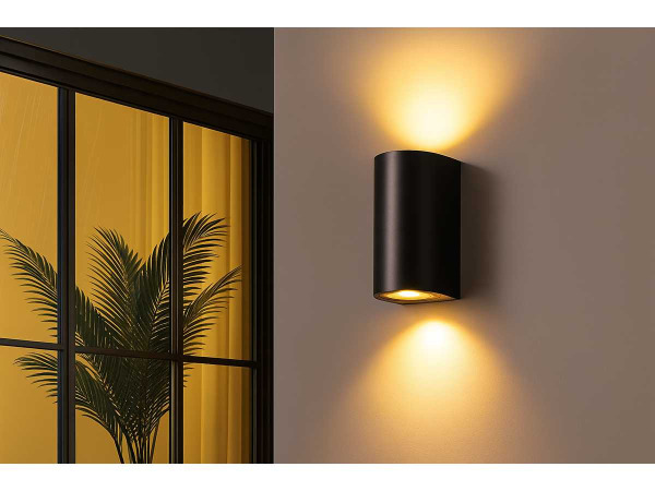 6x 6 x Buitenwandlamp – GU10 – Dubbele Lichtuitstraling – foto 3 – kavel bij XL Auctions