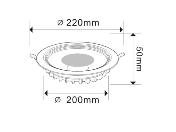 10x 10 x LED Downlight – 30W – 6500K Koud Wit – COB – IP20 – foto 2 – kavel bij XL Auctions