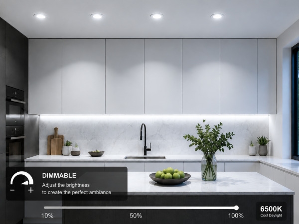 25x 25 x LED Downlight – 7W – Dimbaar – 6500K – Zilver – kavel bij XL Auctions