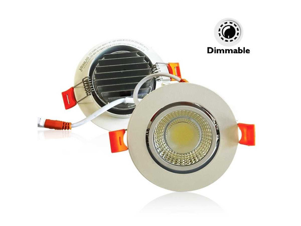25x 25 x LED Downlight – 7W – Dimbaar – 6500K – Wit – foto 2 – kavel bij XL Auctions