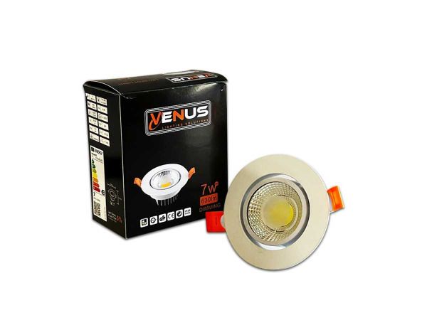 50x 50 x LED Downlight – 7W – Dimbaar – 6500K – Wit – foto 4 – kavel bij XL Auctions