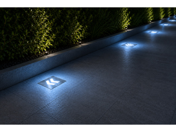 6x 6 x LED Trapverlichting 3W – Blauw – IP54 – ONIKS – kavel bij XL Auctions