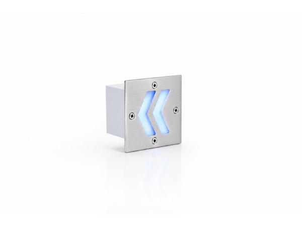 6x 6 x LED Trapverlichting 3W – Blauw – IP54 – ONIKS – foto 2 – kavel bij XL Auctions