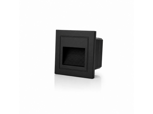10x 10 x LED Trapverlichting 3W – Vierkant – Zwart – ICON-S – foto 2 – kavel bij XL Auctions