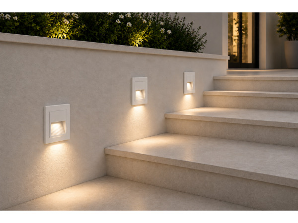 10x 10 x LED Trapverlichting 3W – Vierkant – Wit – ICON-S – kavel bij XL Auctions