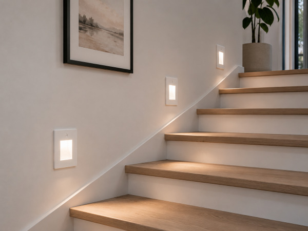 6x 6 x LED Trapverlichting 1W – Wit – PIR Sensor – DIAMOND – kavel bij XL Auctions
