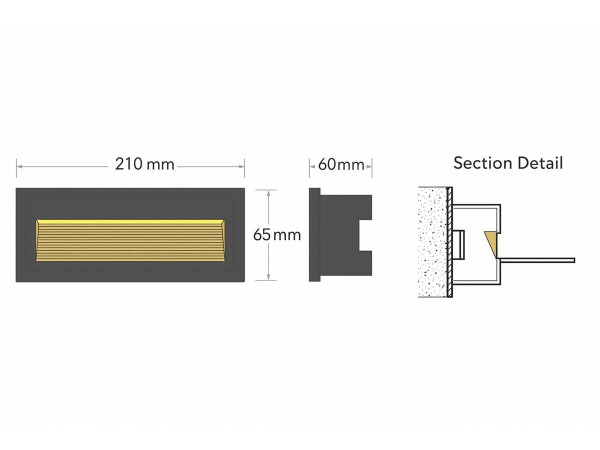 10x 10 x LED Trapverlichting – 6W – 3000K – Rechthoekig – LY05 – foto 2 – kavel bij XL Auctions