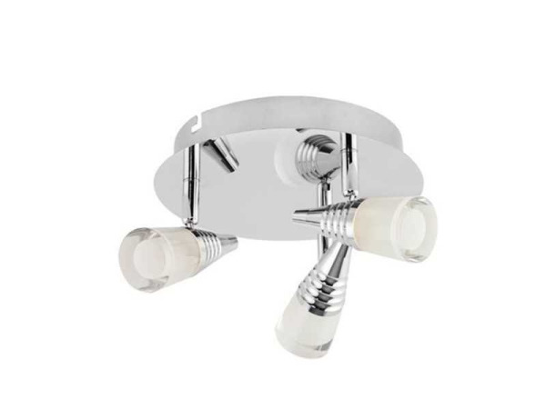 6x 6 x LED Plafondlamp – 3 Spots – 3 x 5W – 4000K – DI01 – foto 3 – kavel bij XL Auctions