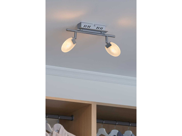8x 8 x LED Plafondlamp – 2 Spots – 2 x 5W – 4000K – HL7162L – foto 3 – kavel bij XL Auctions