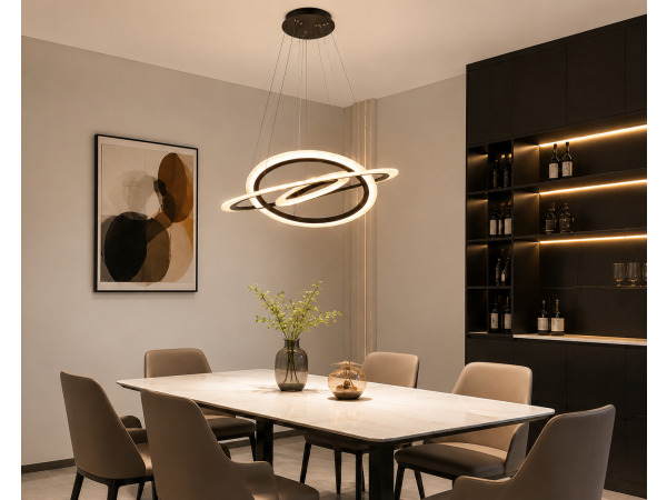LED Kroonluchter – 3 Kleuren – Dimbaar – P7060/3 – kavel bij XL Auctions