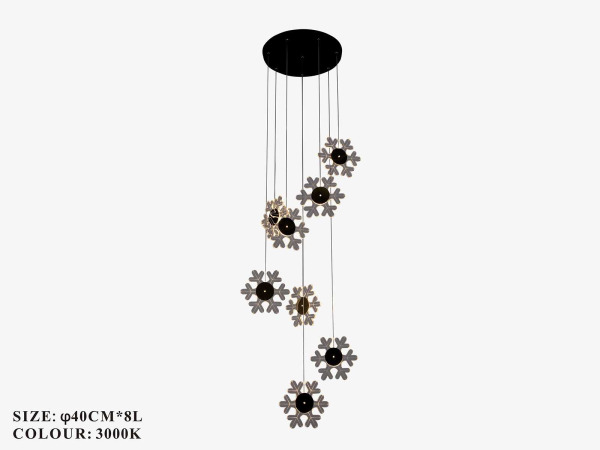 Design LED Hanglamp – 3000K – In Hoogte Verstelbaar – B074/8 – foto 2 – kavel bij XL Auctions