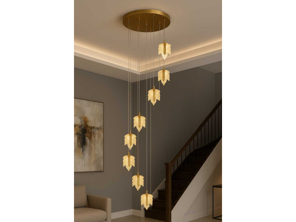 Design LED Hanglamp – 3000K – In Hoogte Verstelbaar – B063/8 – kavel bij XL Auctions