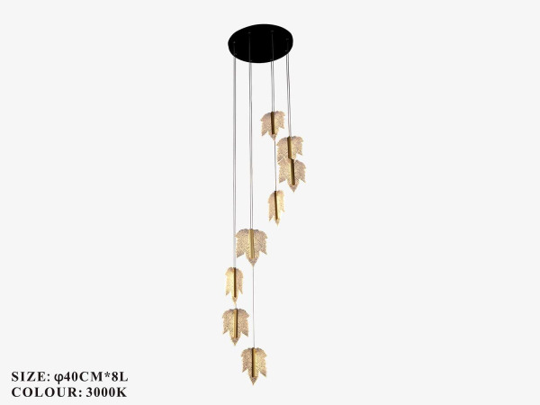 Design LED Hanglamp – 3000K – In Hoogte Verstelbaar – B063/8 – foto 4 – kavel bij XL Auctions