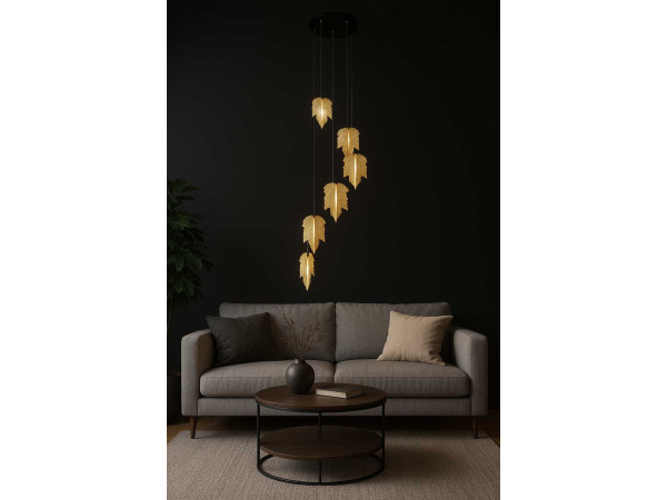 Design LED Hanglamp – 3000K – In Hoogte Verstelbaar – B063/6 – foto 4 – kavel bij XL Auctions
