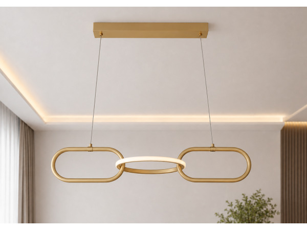 Design LED Hanglamp 20W – 4000K – Rosé Goud – EMPIRE-20 – kavel bij XL Auctions