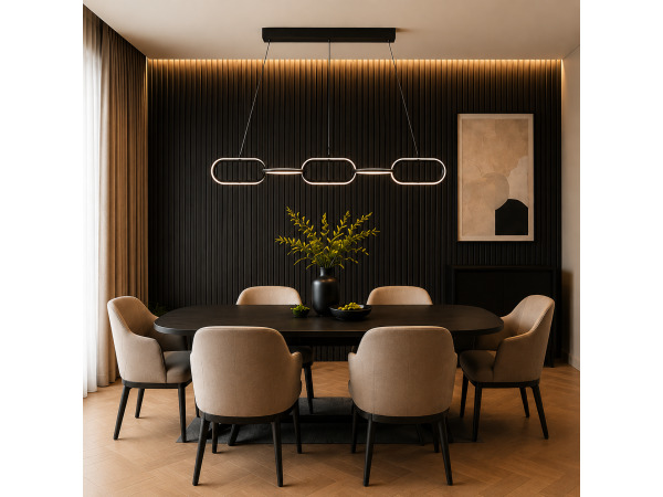 Design LED Hanglamp 36W – 4000K – Zwart – EMPIRE-36 – kavel bij XL Auctions