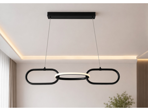 Design LED Hanglamp 20W – 4000K – Zwart – EMPIRE-20 – kavel bij XL Auctions