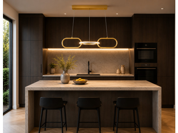 Design LED Hanglamp 20W – 4000K – Rosé Goud – EMPIRE-20 – foto 4 – kavel bij XL Auctions