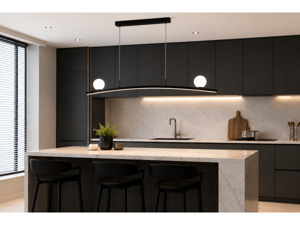 LED Hanglamp 28W – 4000K – Zwart – IP20 – INVICTA-28 – kavel bij XL Auctions