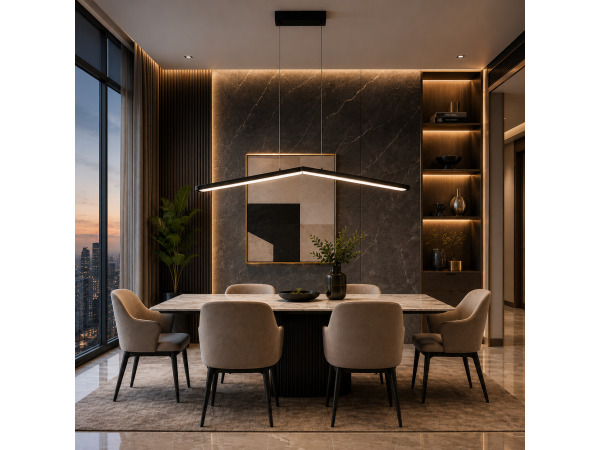 LED Hanglamp 16W – 4000K – Zwart – IP20 – EDMOND-16 – foto 3 – kavel bij XL Auctions
