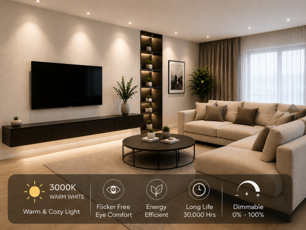100x 100 x LED Spot GU10 – 6W – Dimbaar – 3000K – IP20 – foto 3 – kavel bij XL Auctions