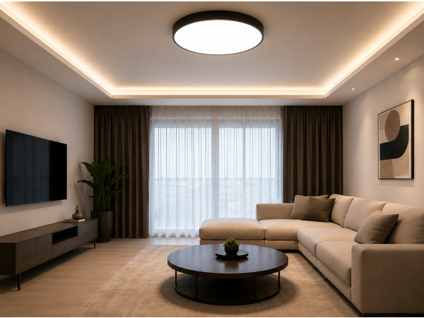 8x 8 x LED Plafondlamp 40W – 3CCT – Zwart – HAZEL-40 3CCT – foto 3 – kavel bij XL Auctions