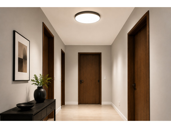 4 x LED Plafondlamp 32W – 3CCT – Zwart – HAZEL-32 3CCT – foto 3 – kavel bij XL Auctions