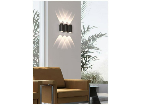 8x 8 x Tweezijdige LED Wandlamp – 6W – 3500K – IP54 – SW-47-3 – foto 3 – kavel bij XL Auctions