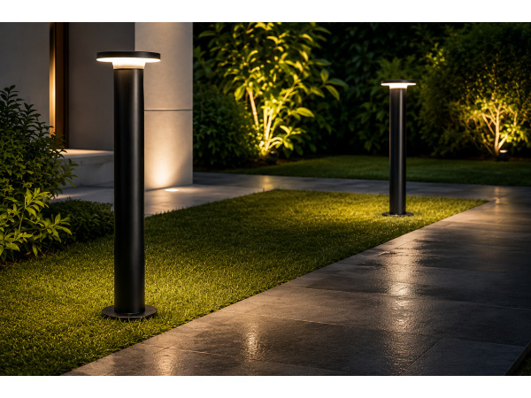 4x 4 x LED Sokkellamp voor Buiten – 12W – 4200K – DEXTER-3 – kavel bij XL Auctions