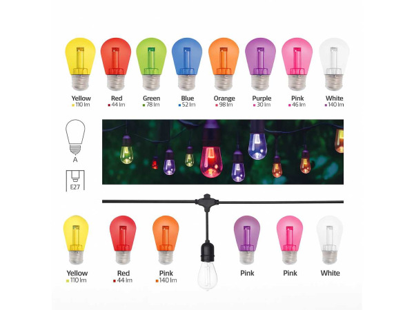 200x 200 x Schokbestendige LED Filament Lampen ST45 – E27 – kavel bij XL Auctions