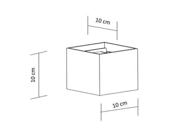 20x 20 x Wandlamp – Tweezijdige LED – Kubus – 2 x 5W – Wit – foto 5 – kavel bij XL Auctions