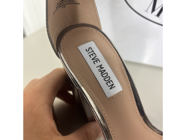Steve Madden Friday Sandalen Dames Maat 38 Pewter – Nieuw – foto 6 – kavel bij XL Auctions