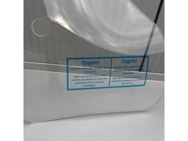 Universeel Windscherm 67 cm Compleet Met Bevestiging – foto 5 – kavel bij XL Auctions