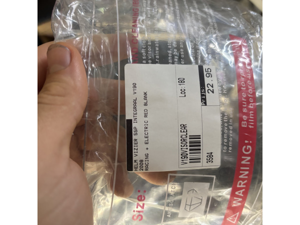 Nieuw SSP V190 Transparant Helmvizier – foto 6 – kavel bij XL Auctions